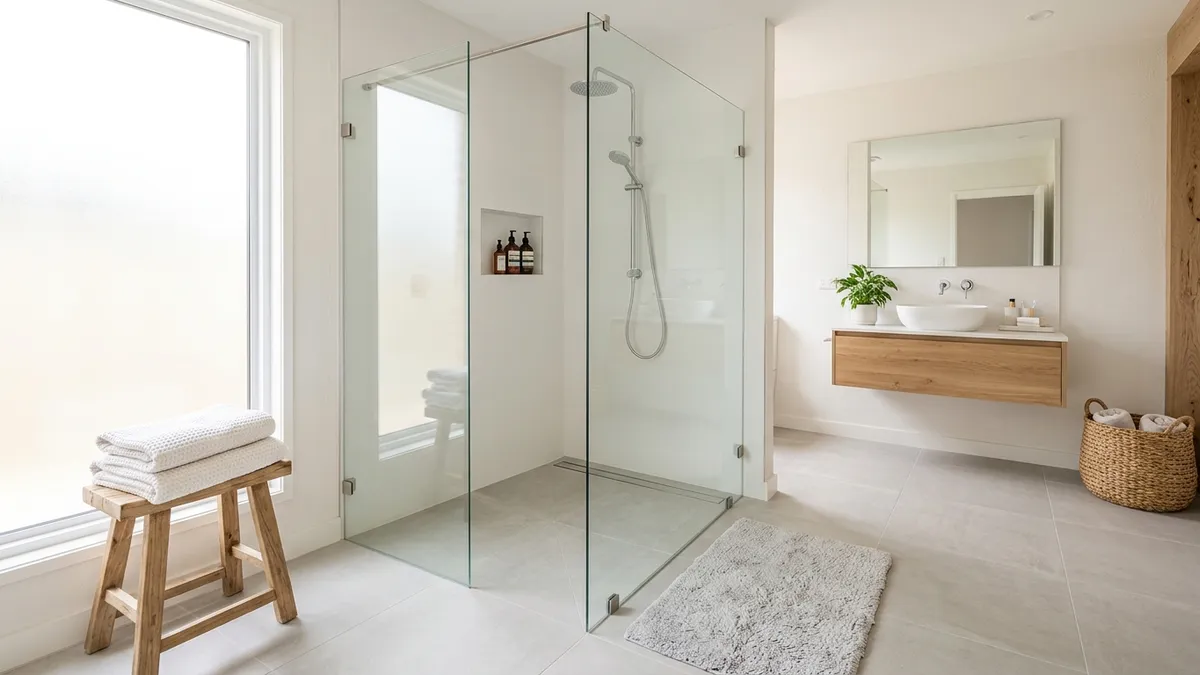 Prysznic walk-in – kabina bez brodzika