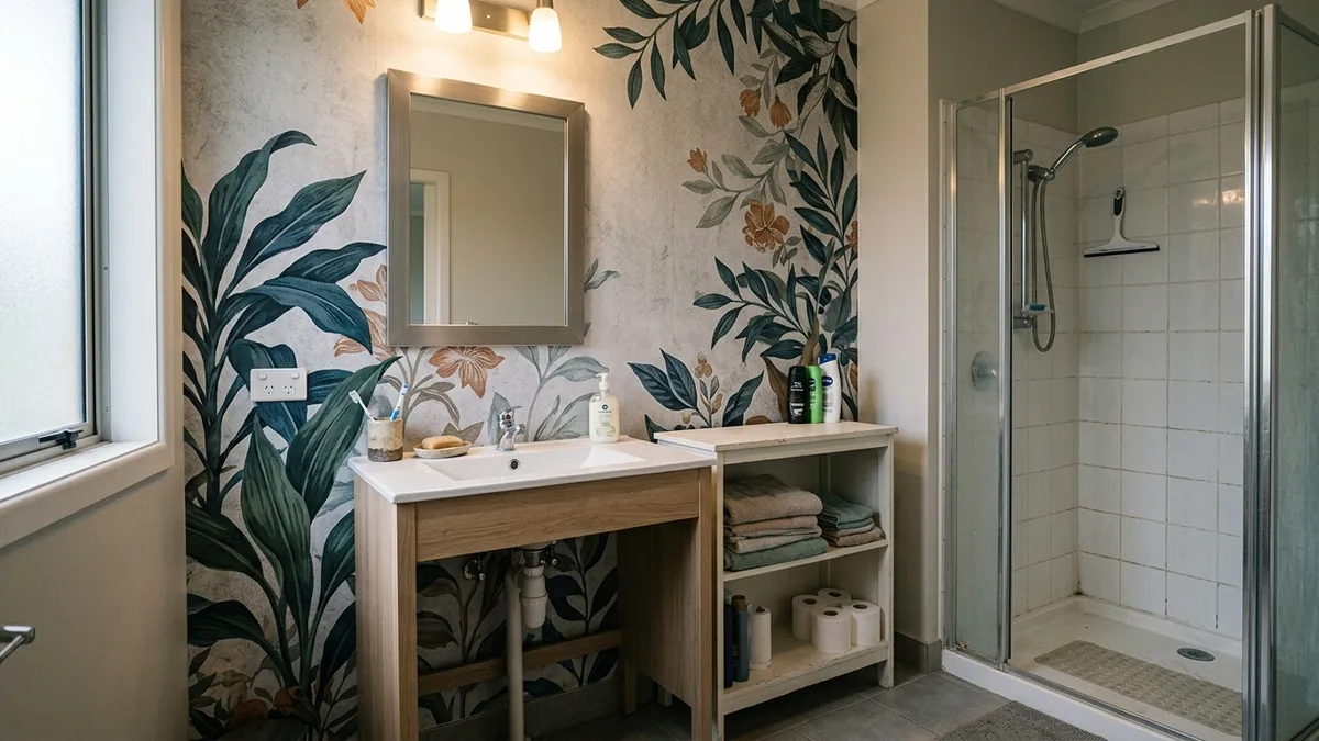 Fototapeta w łazience – ściana z charakterem