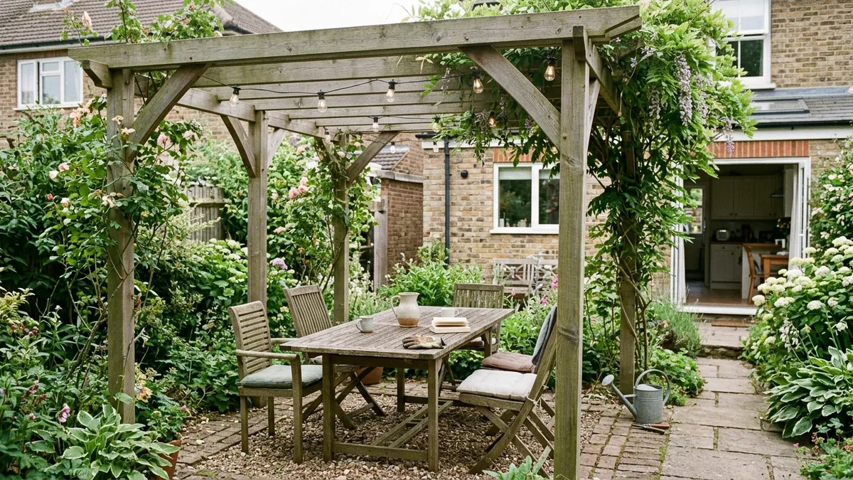 Pergola w ogrodzie – cień i ozdoba