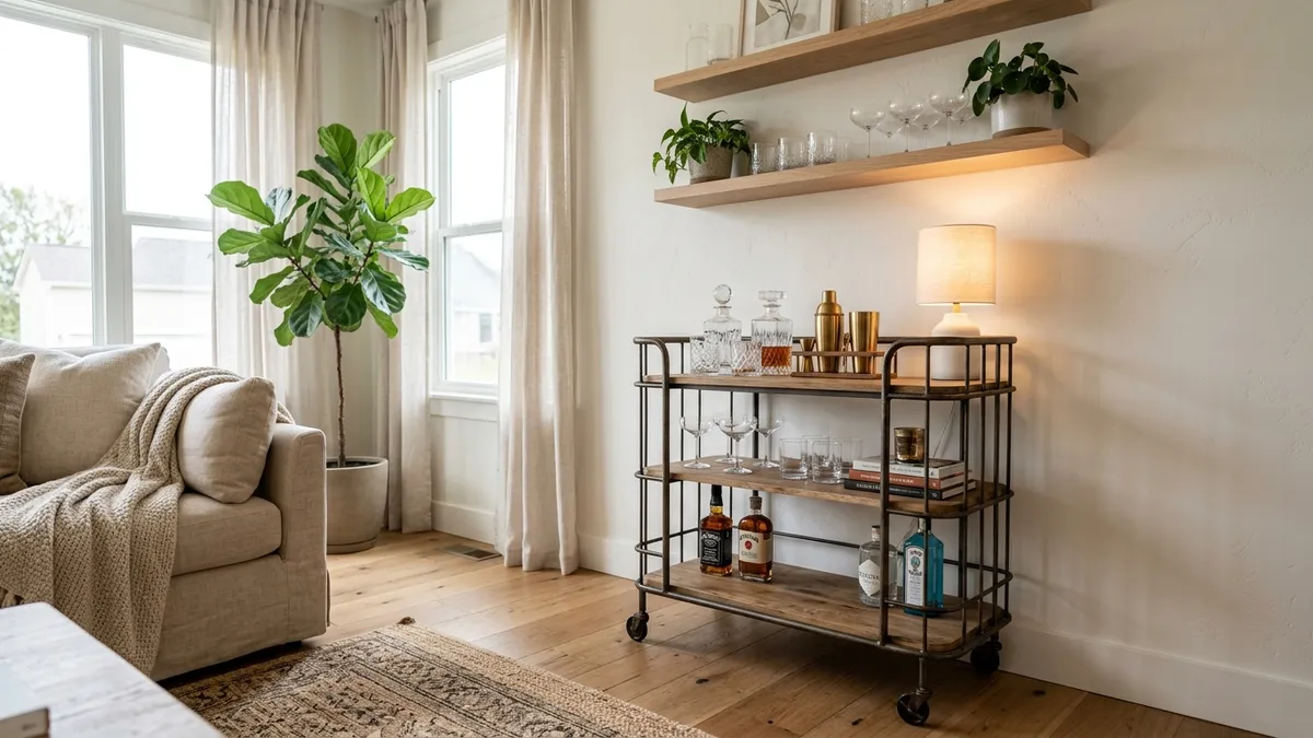 Barek w salonie – strefa rozrywki