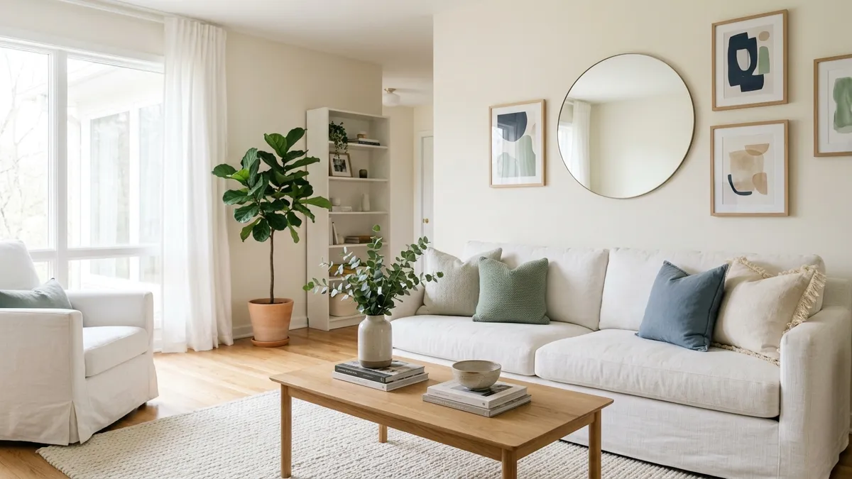 Biały salon – jasność i przestrzeń