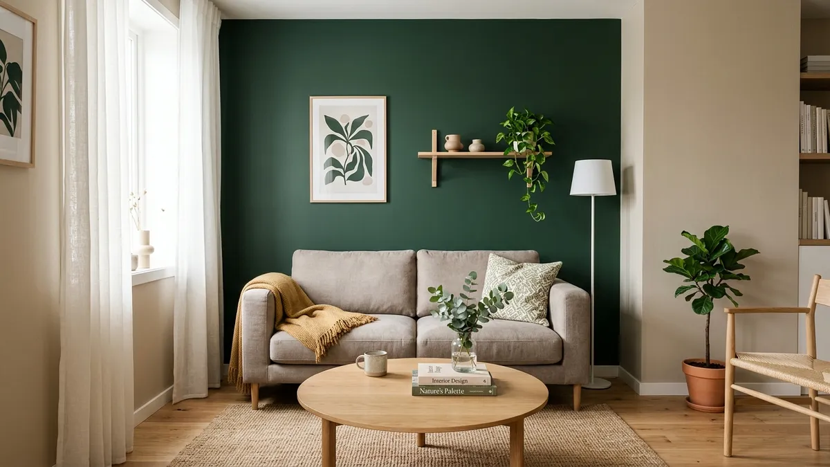 Zielony salon – natura we wnętrzu - inspiracje