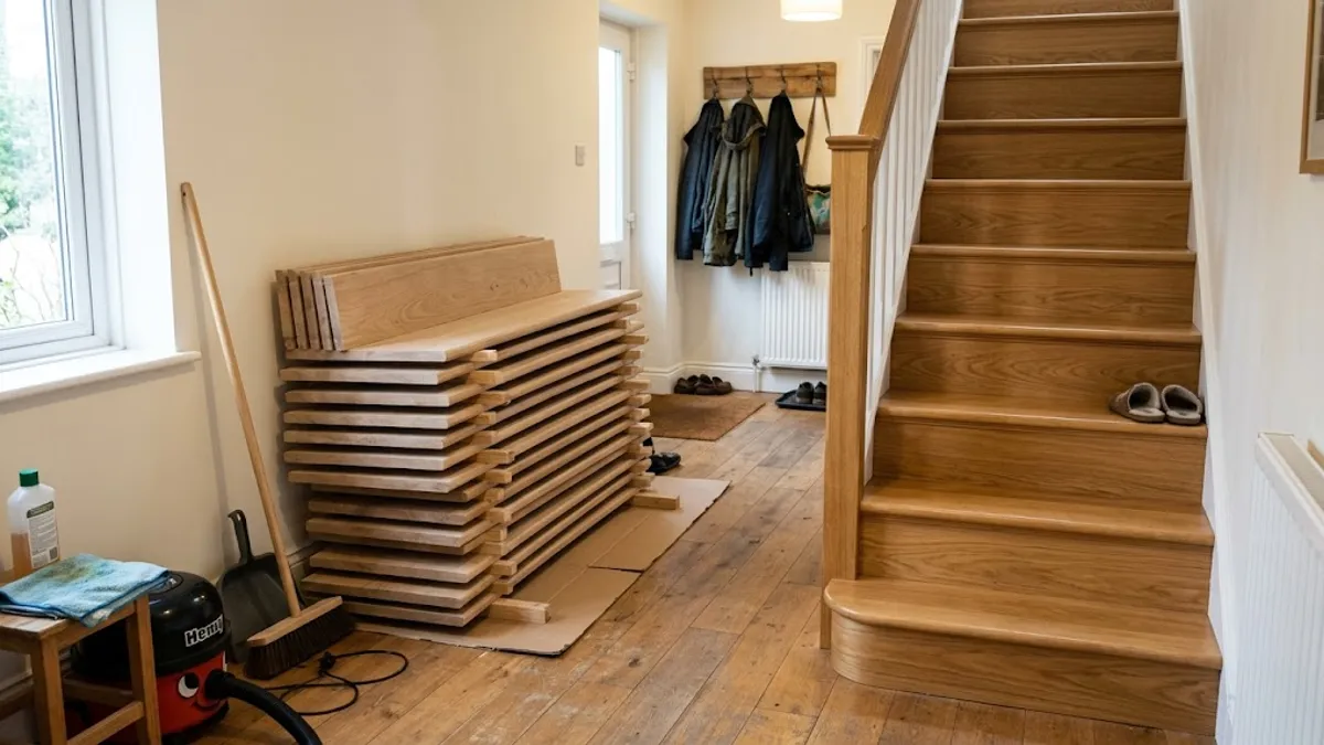 Lamele w salonie – modna dekoracja ścienna - inspiracje