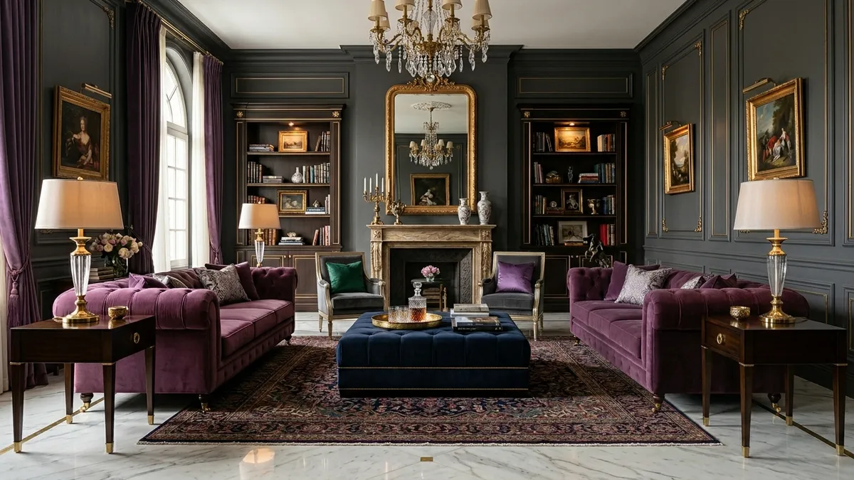 Salon glamour – elegancja i przepych - detale