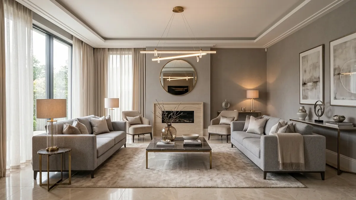 Salon glamour – elegancja i przepych - inspiracje