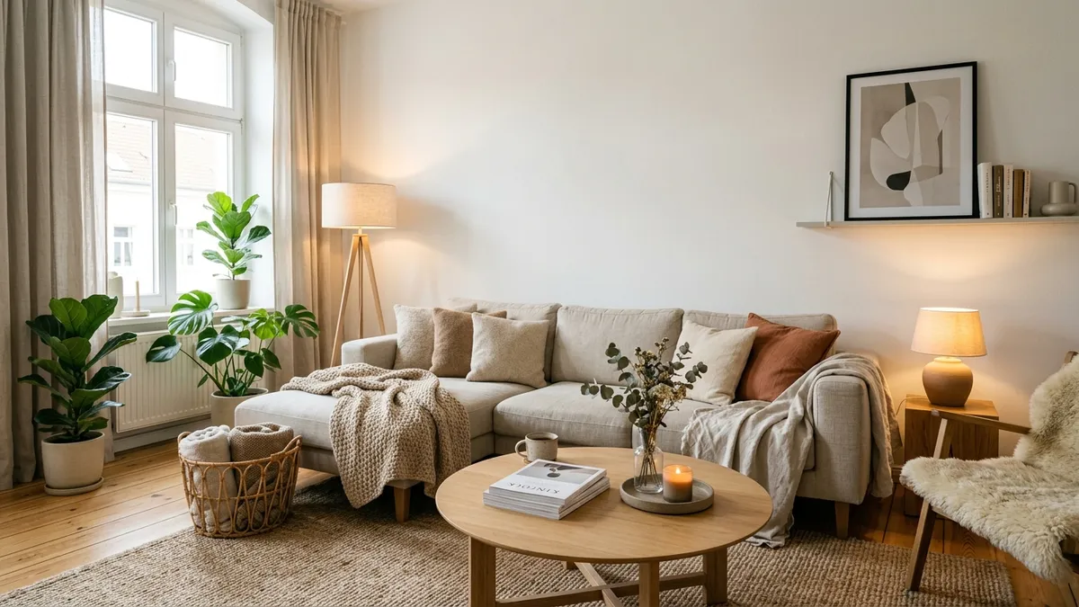 Salon skandynawski – minimalizm i hygge - inspiracje