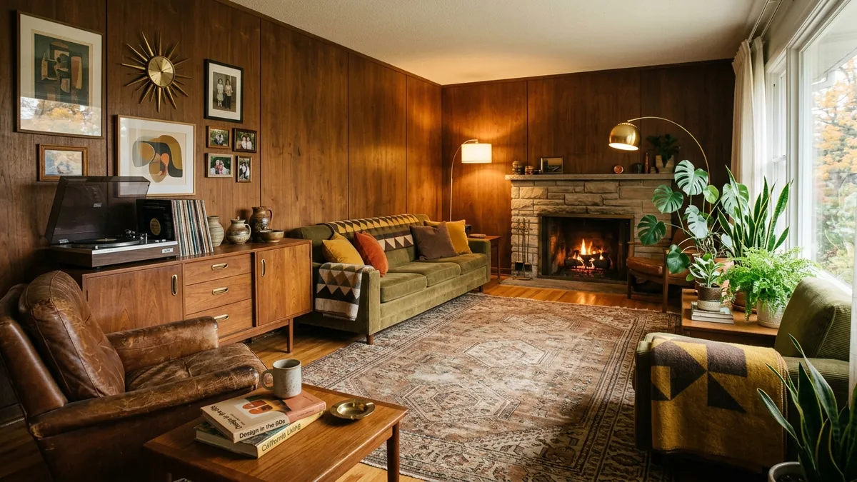 Salon vintage – retro atmosfera - detale